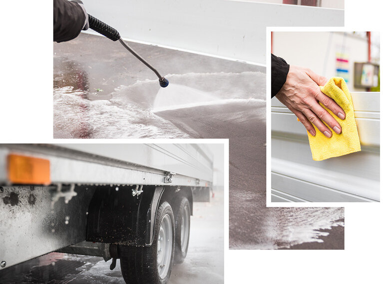 Pflege und Reinigung Anhänger