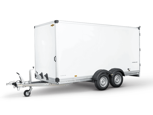 Trailer Tandem axle sandwich PurFerro, wheels out, side walls 30 mm in detail