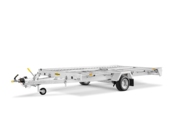 Aanhangwagen Autotransporter, kipbaar, enkel as in detail