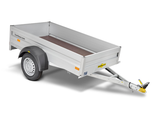 Trailer Single axle aluminium HA in detail