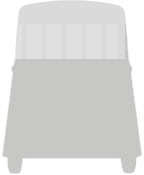 Balios Koets silhouet achteraanzicht